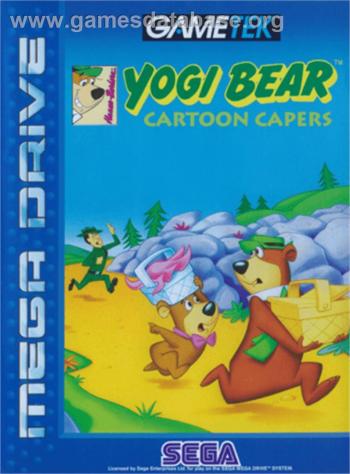 Cover Yogi Bear's Cartoon Capers for Genesis - Mega Drive